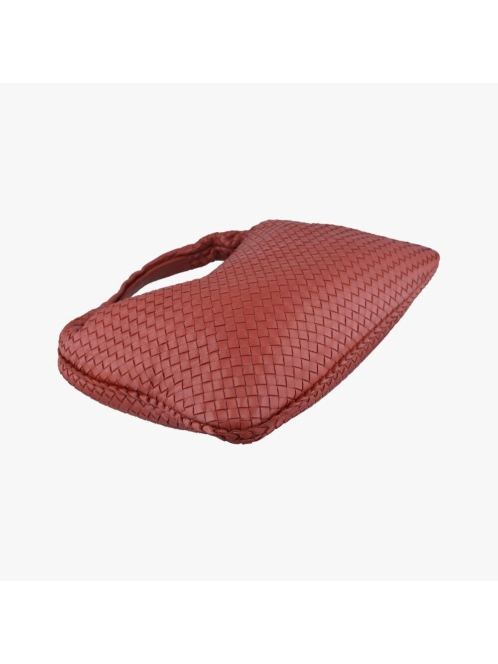 Bottega Veneta Intrecciato Red Lambskin Handbag - Picture 5 of 15